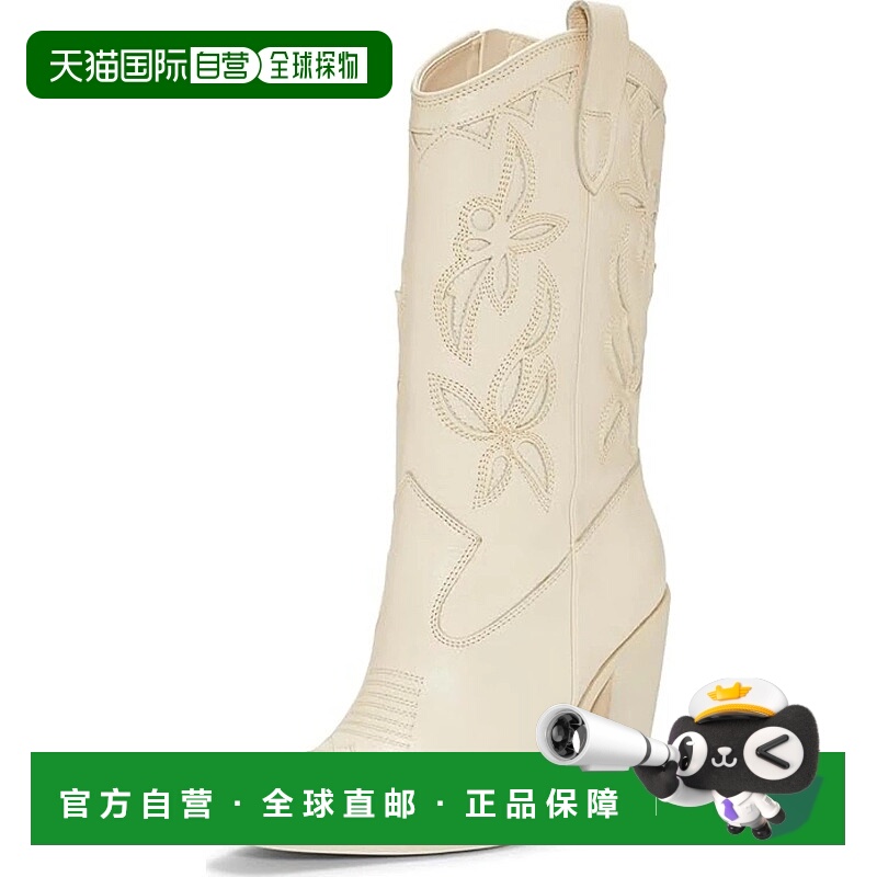 自营Vince Camuto Alisah Boots Women's  Ivory Mid-Calf Wester