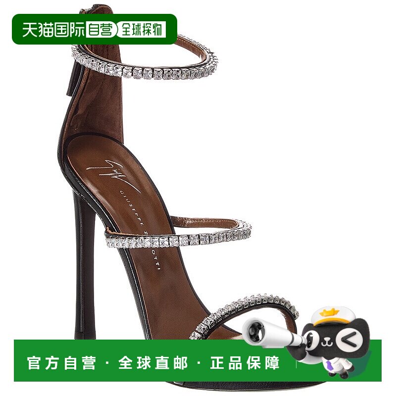 自营Giuseppe Zanotti South 115 Leather Sandal - black 美国奥