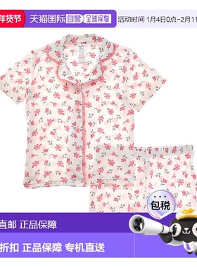 自营 Rene Rofe 2件套Happy Days蕾丝镶边短款睡衣-多色 美国奥莱