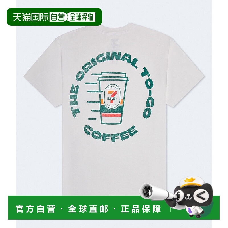 自营Aeropostale 7-Eleven Coffee Relaxed Graphic Tee - white