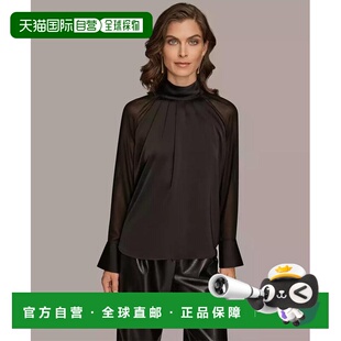 【美国直邮】donna karan 女士 上装T恤长袖上衣