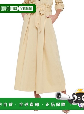 自营 L'AGENCE Lowen纸袋长裤-棕色 美国奥莱直发