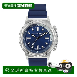 不锈钢 自营 蓝色 salvatore 蓝 ferragamo菲拉格慕运动硅胶手表
