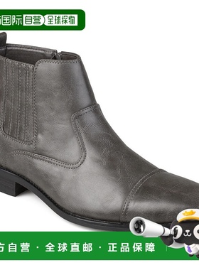 自营 Vance Co. 男士 Alex 切尔西靴 - 灰色 美国奥莱直发
