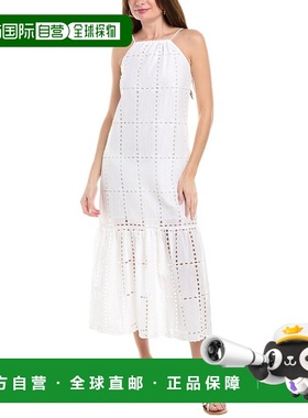 自营PQ Swim Eyelet Maxi Dress - white 美国奥莱直发