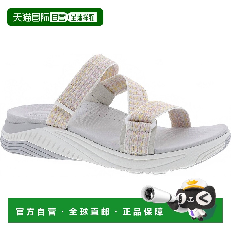 自营danskoWomen's Rosette Slide Sandal In Ivory Multi 美国奥