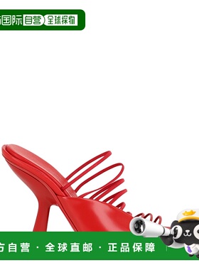 自营salvatore ferragamoAltaire X5高跟凉鞋红色 美国奥莱直发