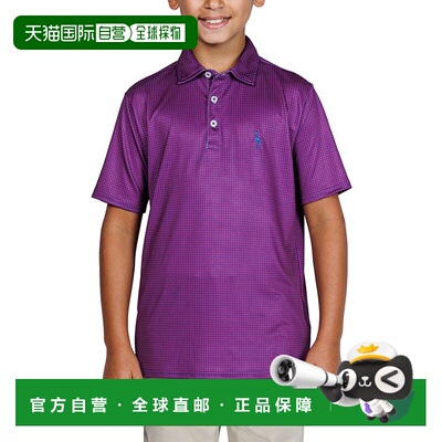 自营Tailorbyrd Mini Houndstooth Performance Polo Shirt - ber