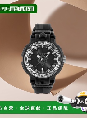 自营 plein sportTiger Power 硅胶手表 - 黑色/黑色/黑色 美国奥