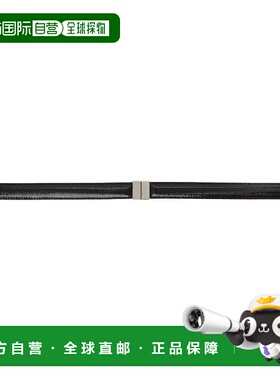 1h可退 香港直邮潮奢 TOTÊME 女士 黑色 Slide Clasp 腰带 251WAM