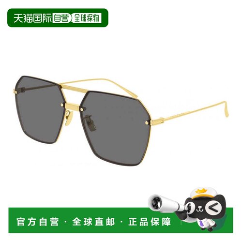 自营bottega venetaBV1045S 001金色/灰色-金色 美国奥莱直发
