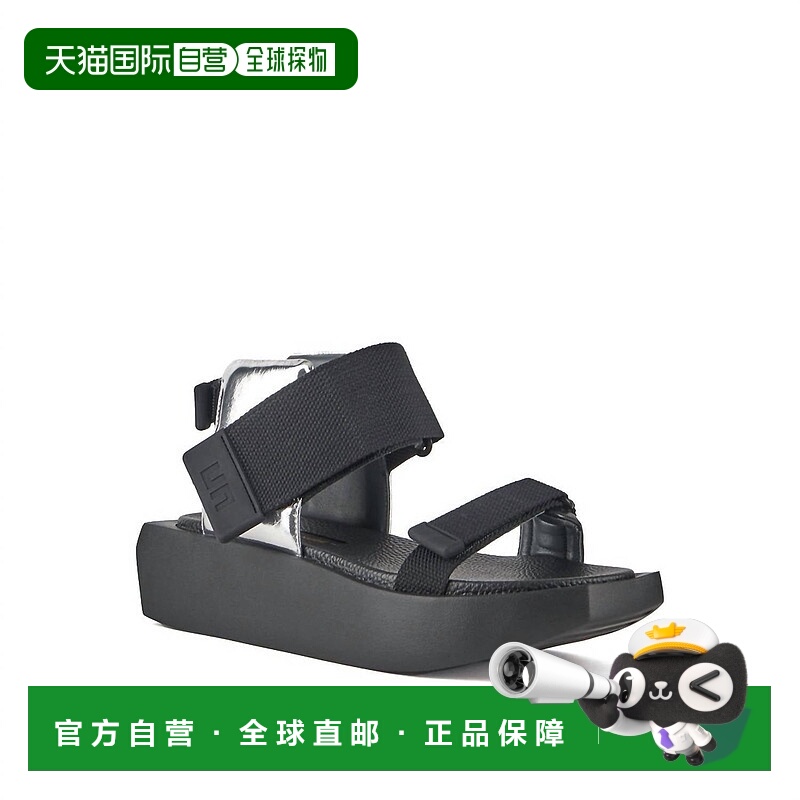 自营united nudeWomen's Wa Puffy Lo Sandals In Silver - silve