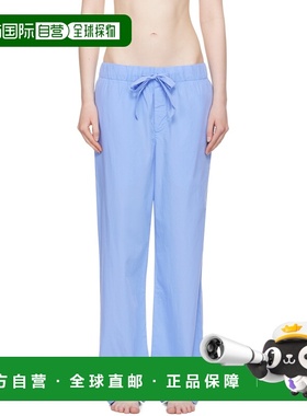 1h可退 香港直邮潮奢 Tekla 女士 蓝色睡裤 PPLPANTS346 blue蓝色