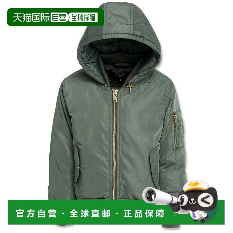 自营 jordan craig男童 Squadron 连帽飞行员夹克（鼠尾草色）- s