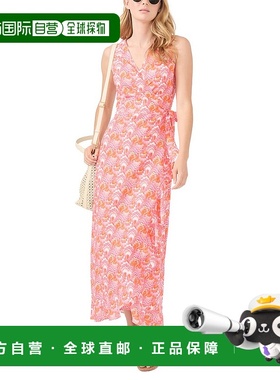 自营 J.McLaughlin Cerise 亚麻混纺连衣裙 - 粉色 美国奥莱直发