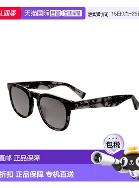 自营 John Varvatos男式50毫米蓝色太阳镜-蓝色 美国奥莱直发