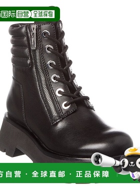 自营 3.1 Phillip Lim Kate 凸纹鞋底双拉链皮靴 - 黑色 美国奥莱