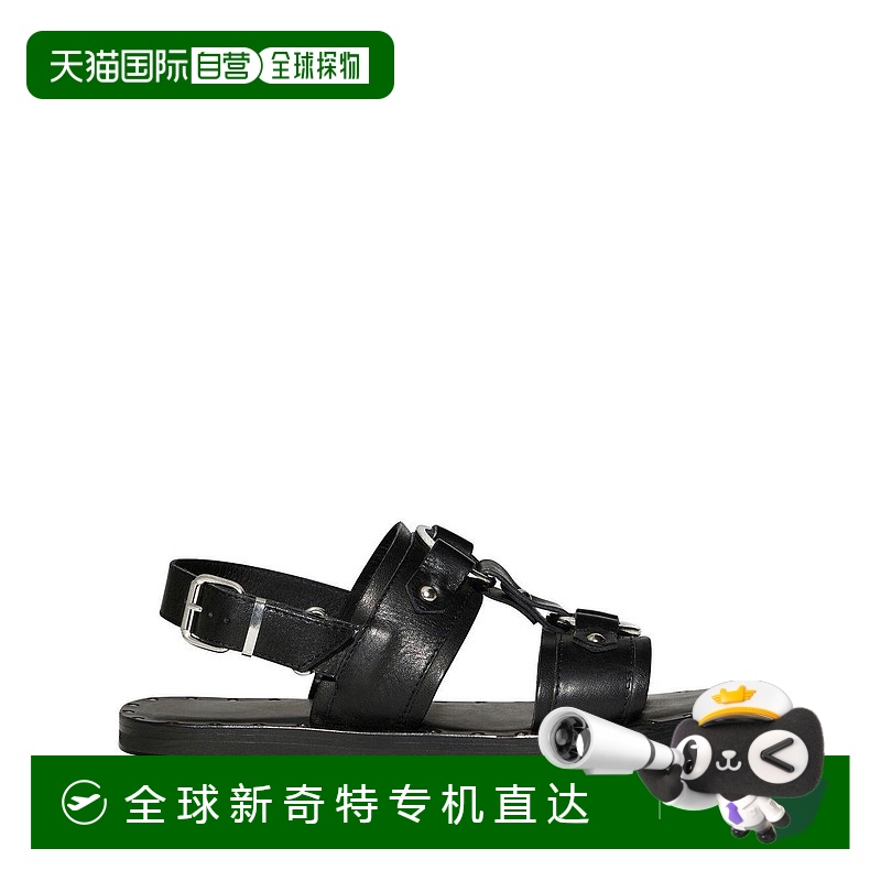 1h可退 香港直邮潮奢 Dsquared2 二次方 男士 露趾平底凉鞋 FSM00