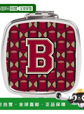 自营 Carolines Treasures CJ1078-BSCM 字母 B 足球石榴石正品