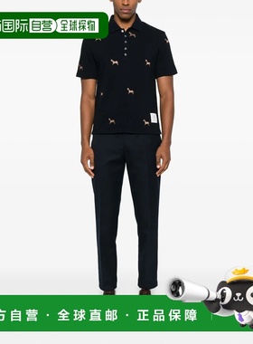 美国直邮THOM BROWNE - Men Horse Half Drop Embroidery In Clas