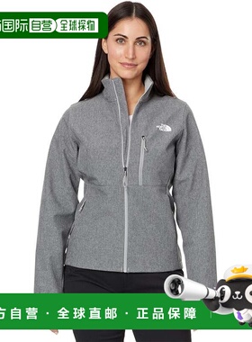 自营 The North Face Apex仿生夹克女式麻灰色全拉链ERK13-灰色