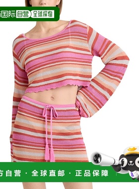 自营 cinq a sept五到七Ari顶部-粉红色 美国奥莱直发长袖套装