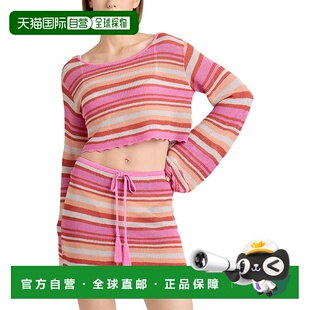 sept五到七Ari顶部 粉红色 美国奥莱直发长袖 自营 套装 cinq