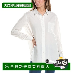 美国奥莱 白色 直发 gracia格拉西亚低腰衬衫 自营