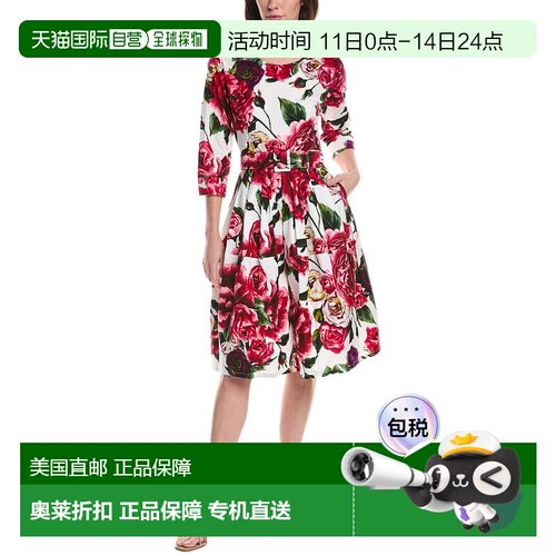 自营Samantha Sung Rachel Dress - white 美国奥莱直发连衣裙