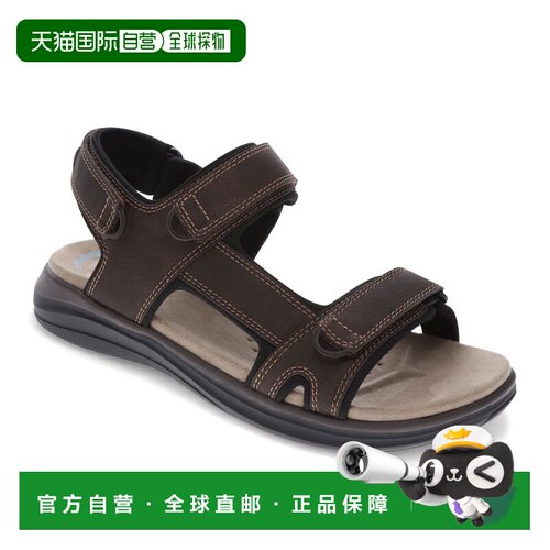 自营Dockers Mens Bradburn户外运动凉鞋-深棕色/黑色 美国奥莱直