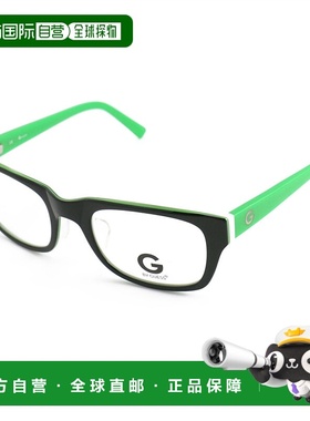 自营 Guess女式54毫米黑色和绿色光学镜片-黑色和绿色 美国奥莱直