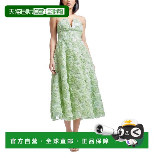 自营Dress The Population Briella Midi Dress - green 美国奥莱