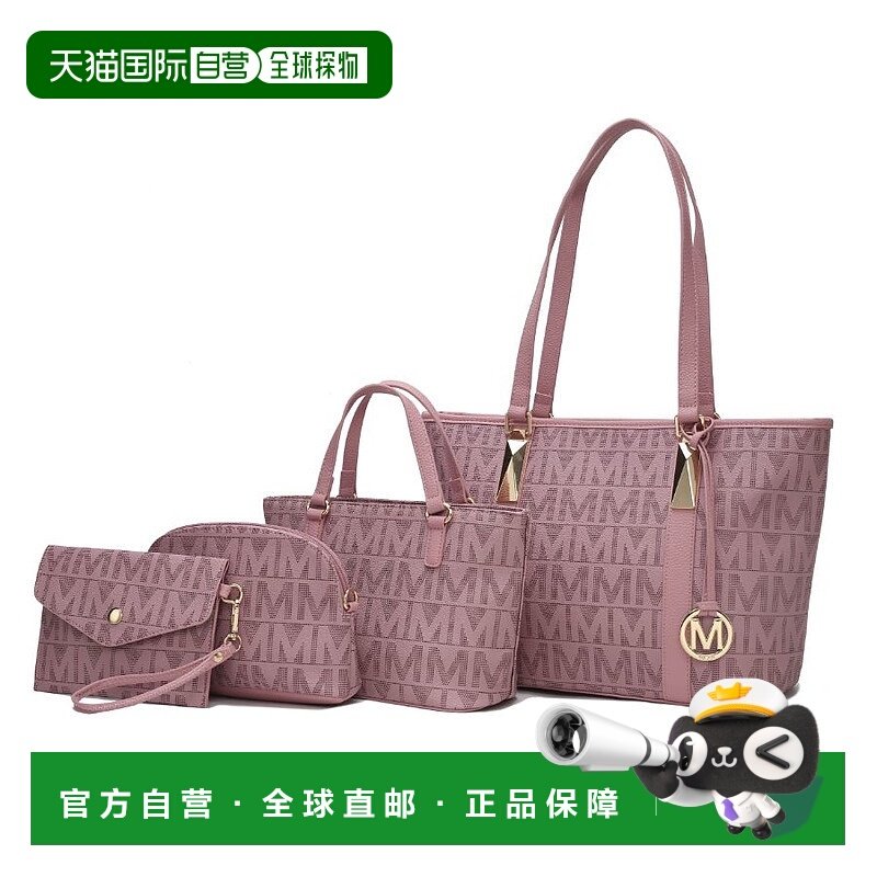 自营mia k collectionMia K Marimar女式M Signature 4件套手提包,箱包皮具/热销女包/男包,托特包,淘宝优惠券,粉丝福利购,淘宝优惠卷