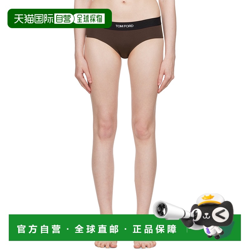 1h可退 香港直邮潮奢 Tom Ford 汤姆 福特 女士 棕色 Modal Signa