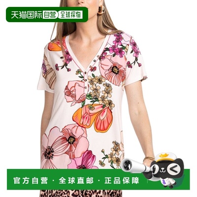 自营Johnny Was Janie Favorite T-Shirt - pink 美国奥莱直发