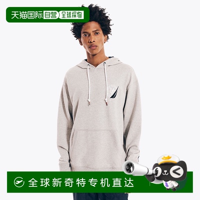 自营 Nautica 男士 Urban Necessities X Nautica 图案套头连帽衫