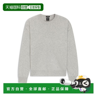 neck sweater 自营bossRelaxed cashmere pure light fit