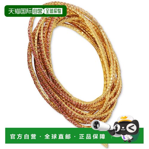 1h可退 【美国直邮】GUESS|10 件套水晶弹力手链新款
