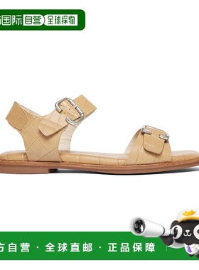 自营freda salvadorFR 274 DA SALVADOR Charlie皮革凉鞋-棕色 美