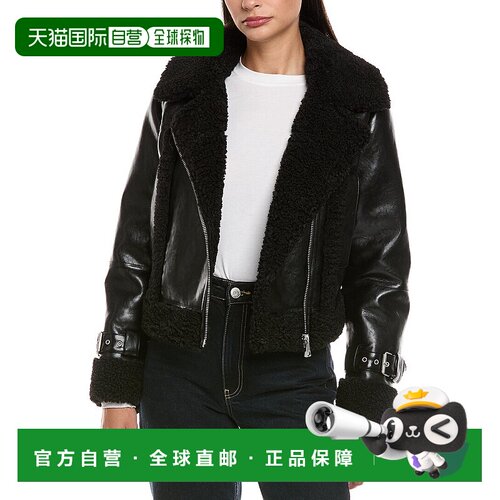 自营Apparis Jay Bonded Coat - black 美国奥莱直发外套