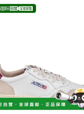 自营Autry Medalist Low-Top Sneakers - leat/suede wh/rspb rad