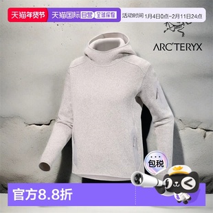 加拿大直邮始祖鸟COVERT女士套头连帽户外运动抓绒衣