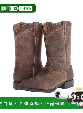 1h可退 香港直邮潮奢 ariat 女士 Roper 经典靴子 brown棕色 舒适