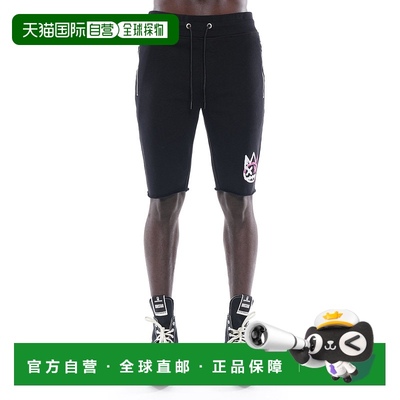 自营 cult of individuality黑色运动短裤 - 黑色 美国奥莱直发