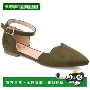 Buckle尖头芭蕾平底鞋 Lana 橄榄色 Collection女式 自营Journee