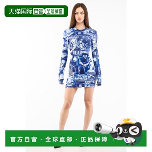 Women Casual Cotton 美国奥 Dress multicolor 自营Moschino