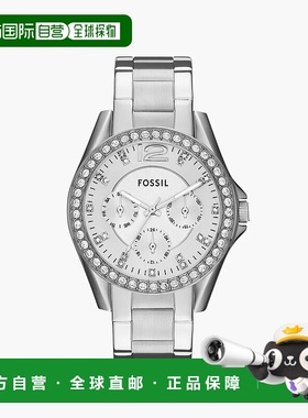 自营Fossil Women's Riley Multifunction, Stainless Steel Watc