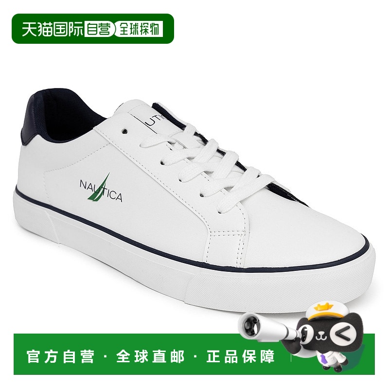 自营 Nautica 系带运动鞋 - 亮白色 美国奥莱直发