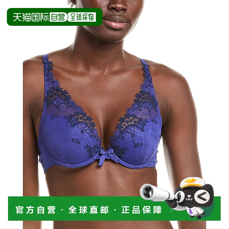 自营Simone Perele Wish Triangle Contour Bra - blue 美国奥莱