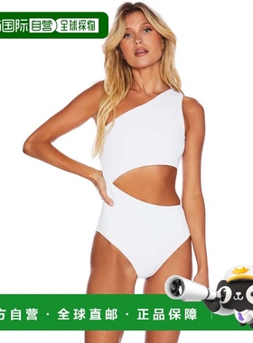 自营Women's Beach Riot Highway Bottom White Stretch High-Wai